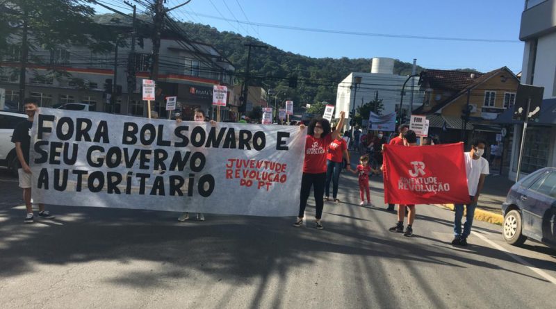 Fora bolsonrao em 20/06 em joinville/SC
