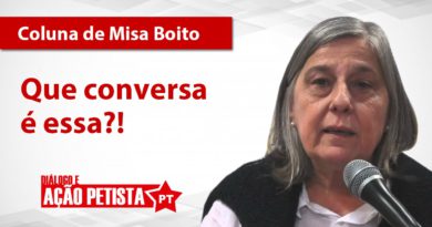 Que conversa é essa?