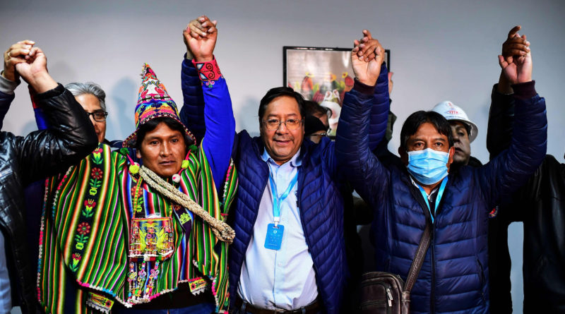 vitoria de Luis Arce na Bolivia