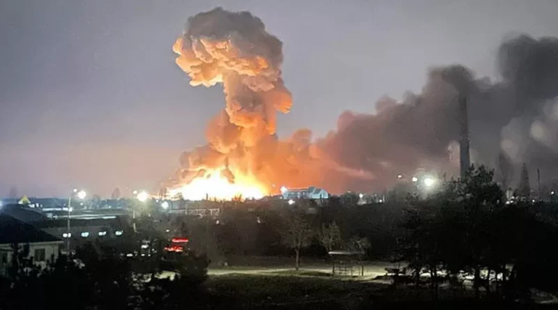 explosão na Ucrânia